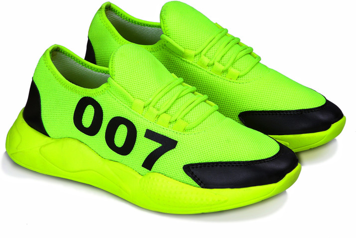 neon color gym shoes