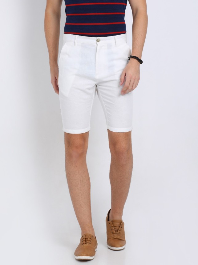 white chino shorts mens