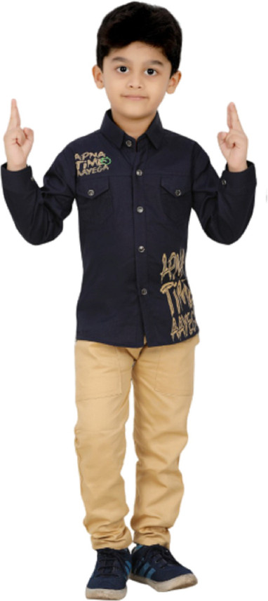 FASHION GRAB Boys Casual Shirt Pant 