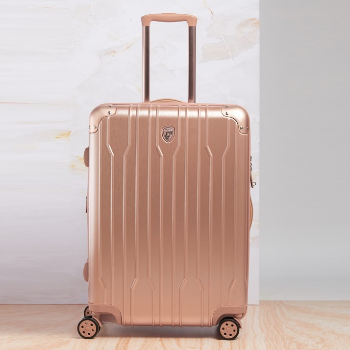 heys rose gold luggage