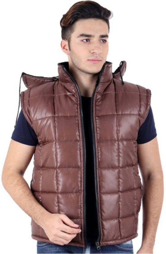 MSE Fashion Sleeveless Solid Men Jacket 
