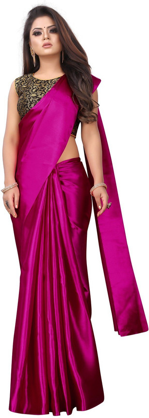 plain saree flipkart