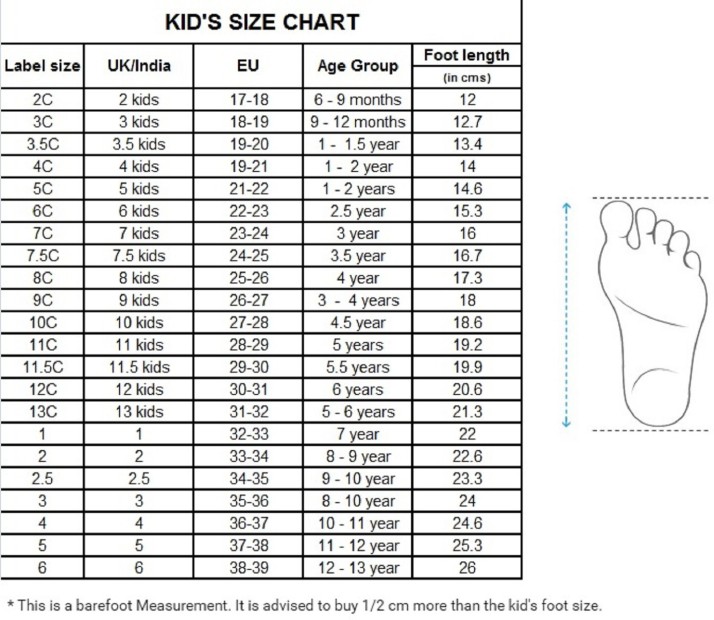 size 11 in kids shoes