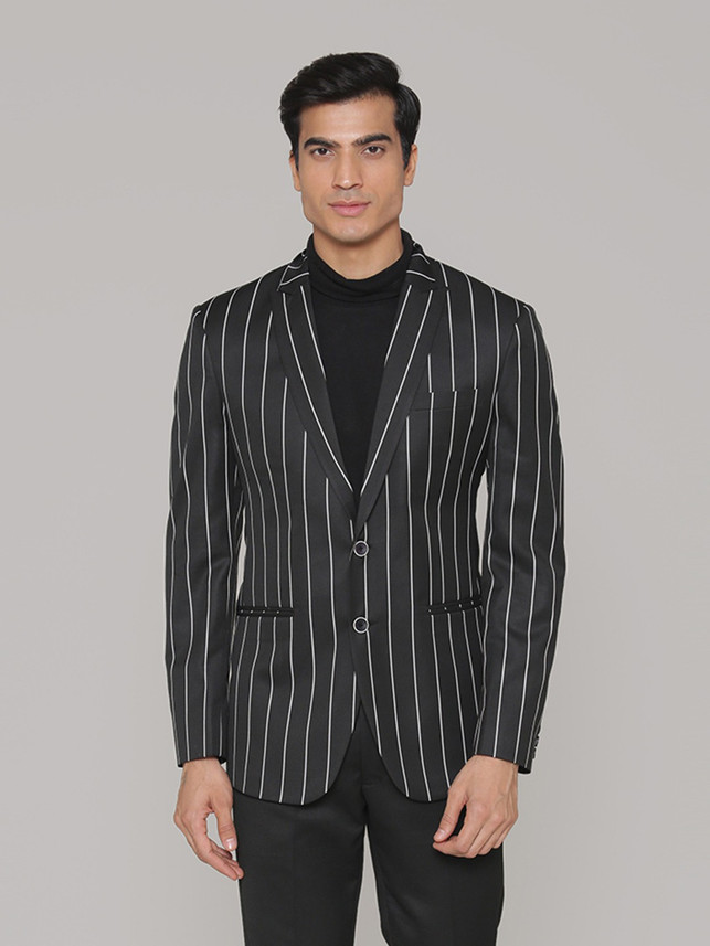 stripe blazer men