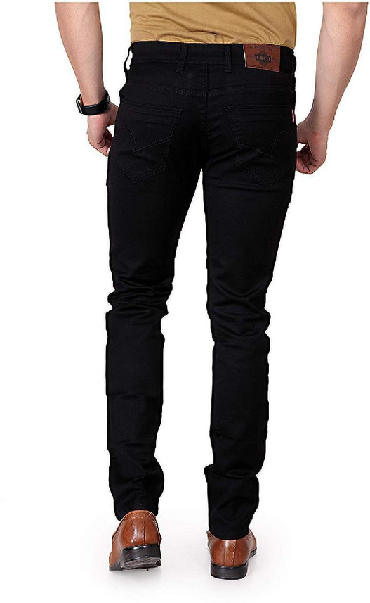 rooprang dresses Slim Men Black Jeans 