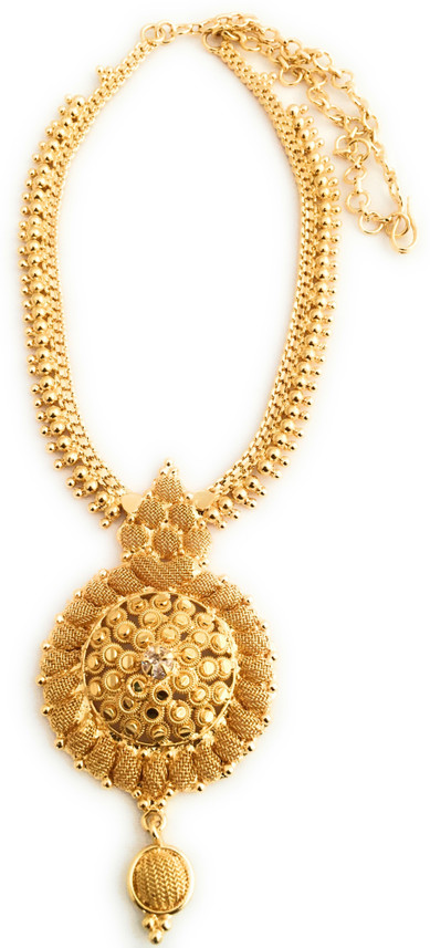 One Gram Micro Gold Plated Necklace 