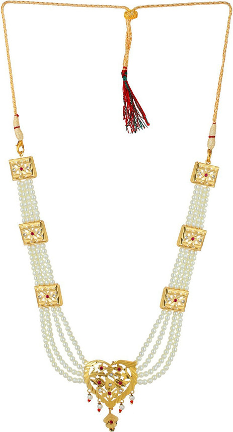 GoldNera Pearl Traditional Necklace 