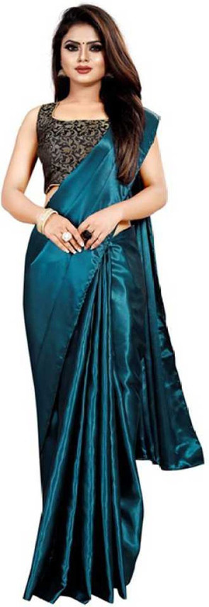 plain saree flipkart