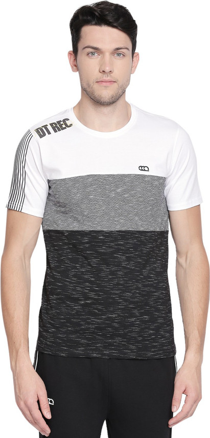 Men Round Neck White T-Shirt 