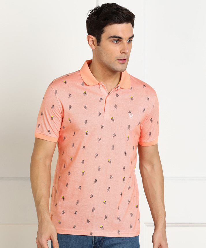 Buy Allen Solly Printed Men Polo Neck 