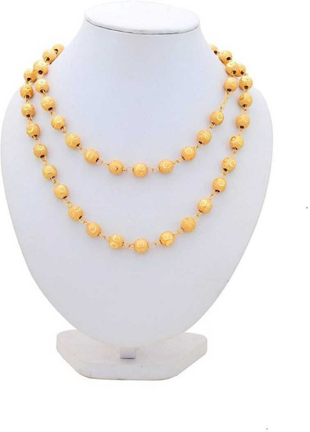 LVA CREATIONS Gold Beads matar Mala 