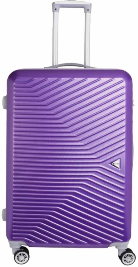 light purple luggage