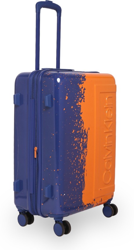 calvin klein suitcase purple