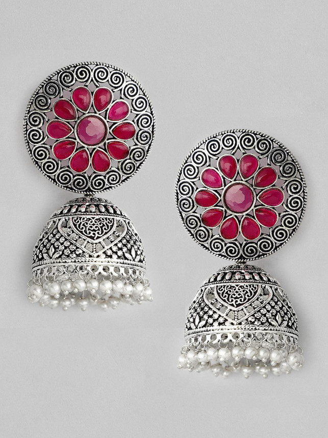 oxidised earrings flipkart