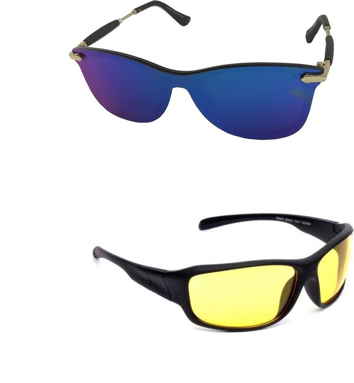 Techvik Wayfarer Sunglasses Multicolor 