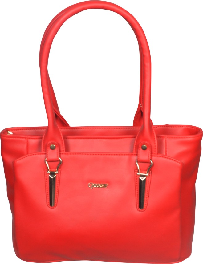 ladies red handbags