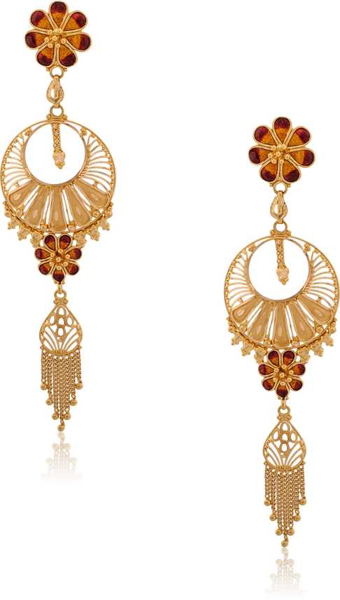 Senco Gold Precious Jewellery Yellow Gold 22kt Chandbali Earring Price In India Buy Senco Gold Precious Jewellery Yellow Gold 22kt Chandbali Earring Online At Flipkart Com