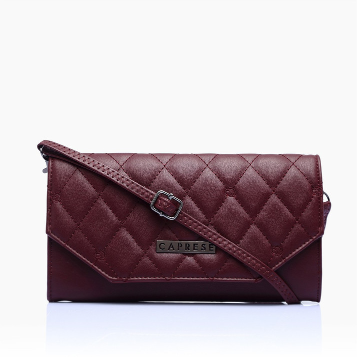 maroon clutch