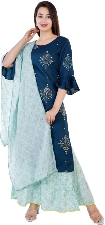 kurti sharara set flipkart