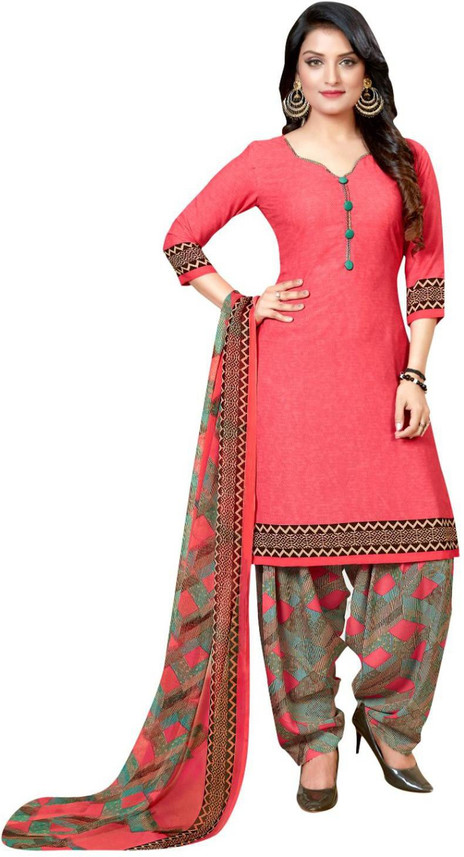Buy Kkrish Crepe Printed Salwar Suit 