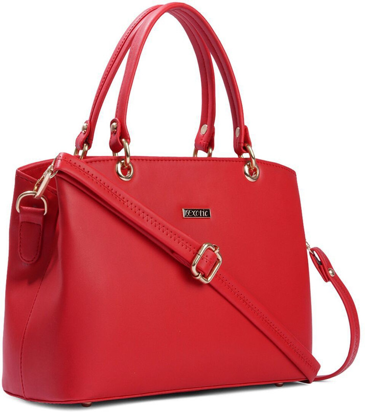 red handbag