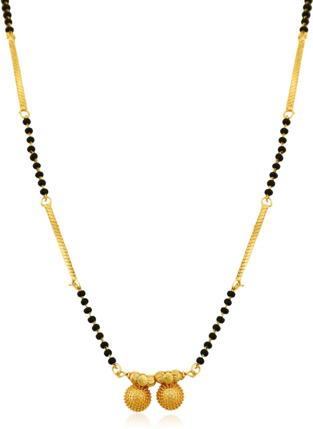 Long chain Pendant Necklace Black 