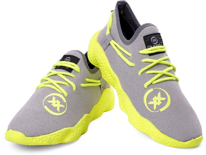 lime running shoes