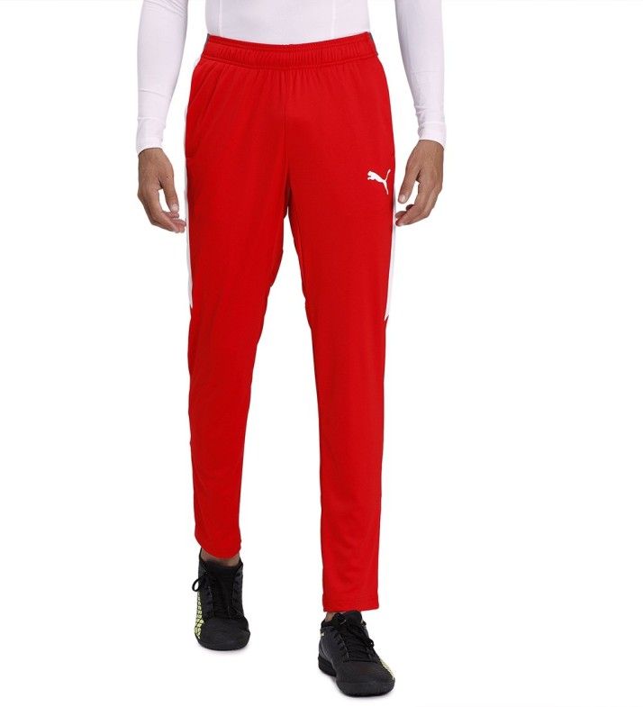 red and white puma pants