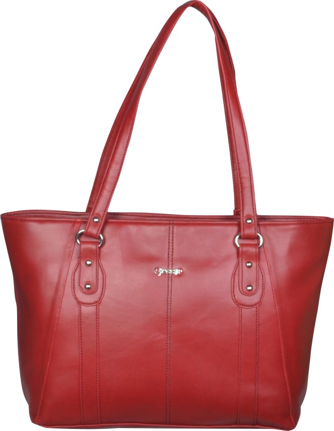 ladies red handbags