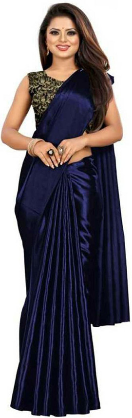 plain saree flipkart