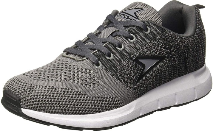 power grey sports shoes for men