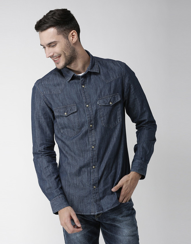 celio denim shirt