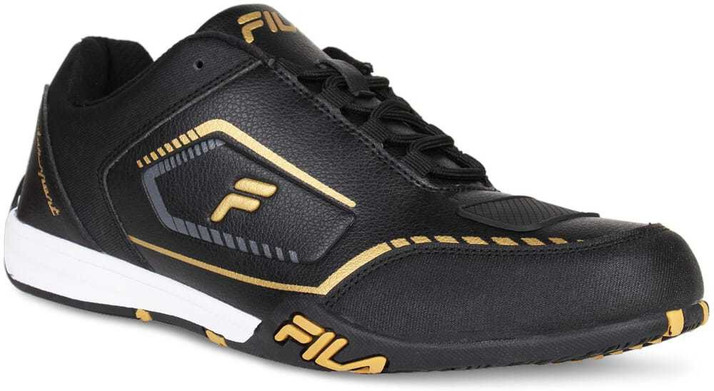 fila shoes black and yellow