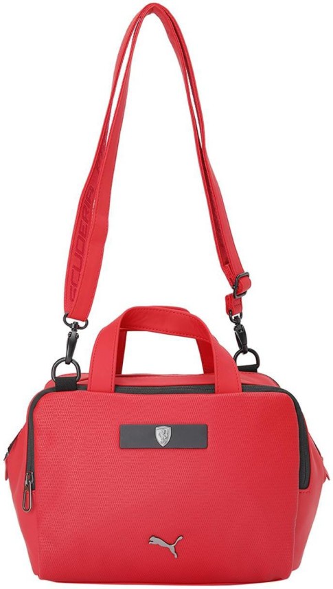 puma red sling bag