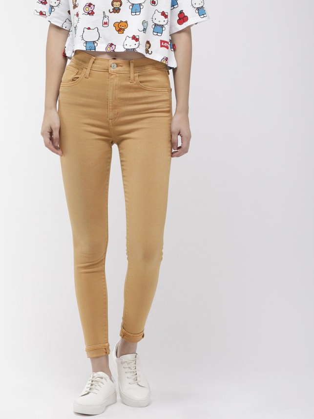 levi's beige jeans women's