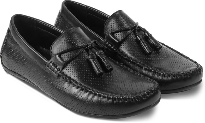 tresmode Casual Leather Driving Loafers 