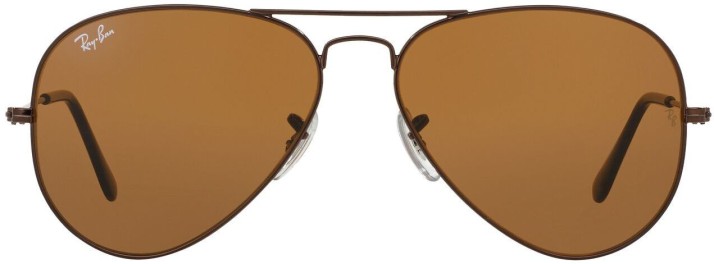Buy Ray-Ban Aviator Sunglasses Brown 