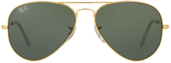 Buy Ray-Ban Aviator Sunglasses Green 