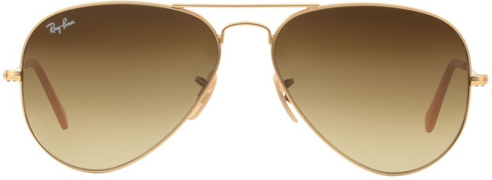 ray ban brown aviator