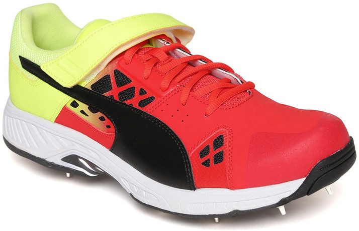 puma pink fluorescent green shoes