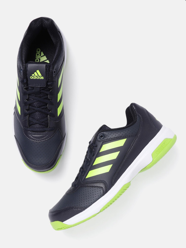 Navy blue adidas tennis shoes Clearance