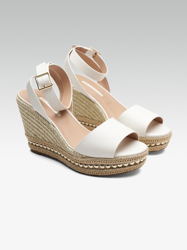 dorothy perkins white wedges