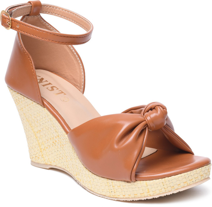tan wedges women