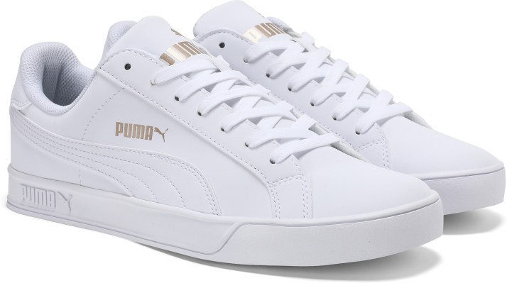 puma smash vulc sneakers white