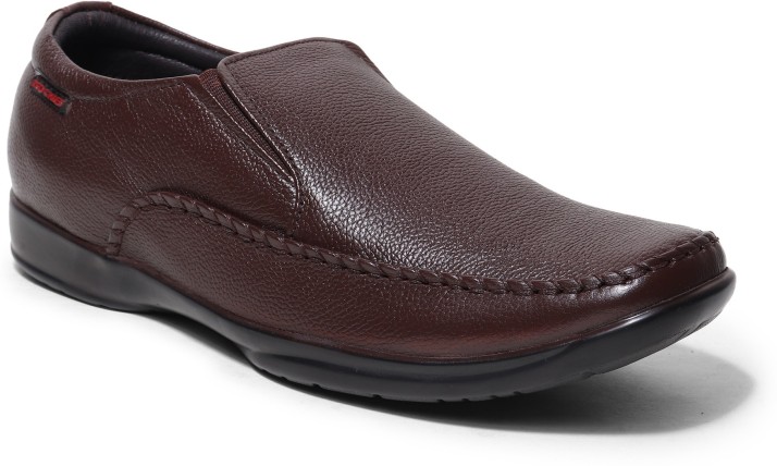 red chief slip on formal shoes