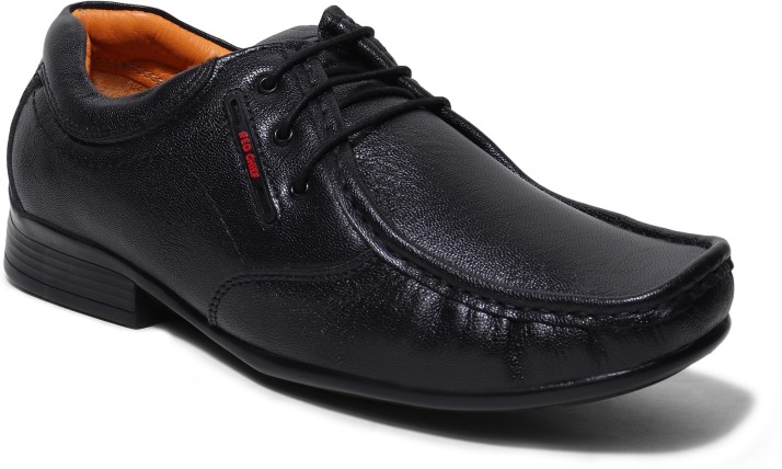 red chief black formal shoes for men