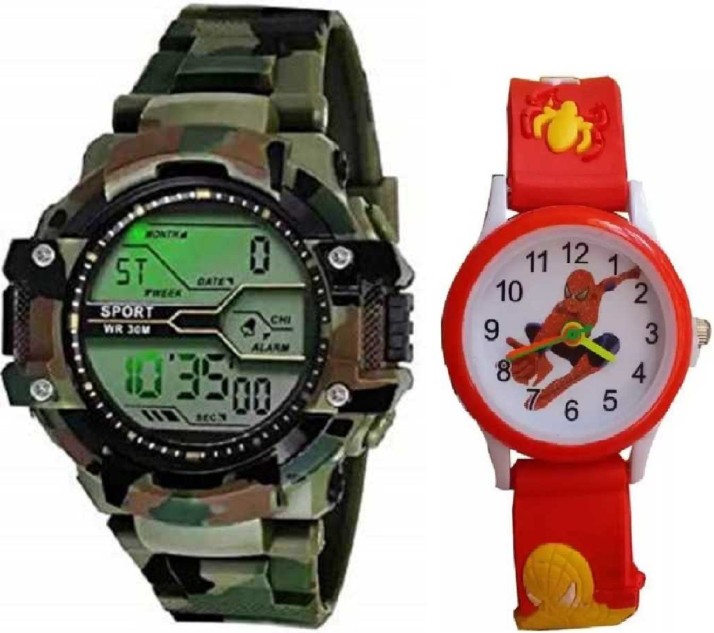 boys digital and analog watch