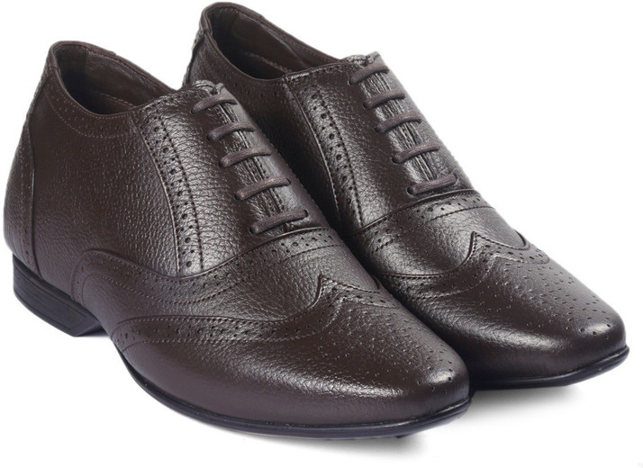 faux leather formal shoes