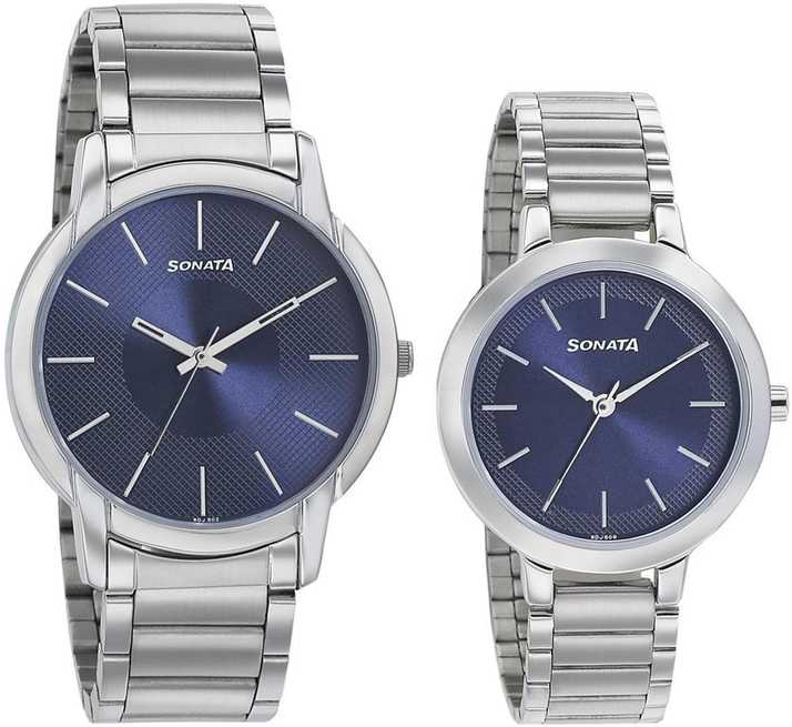 Sonata Nn770318141sm01 Analog Watch For Couple Buy Sonata Nn770318141sm01 Analog Watch For Couple Nn770318141sm01 Online At Best Prices In India Flipkart Com