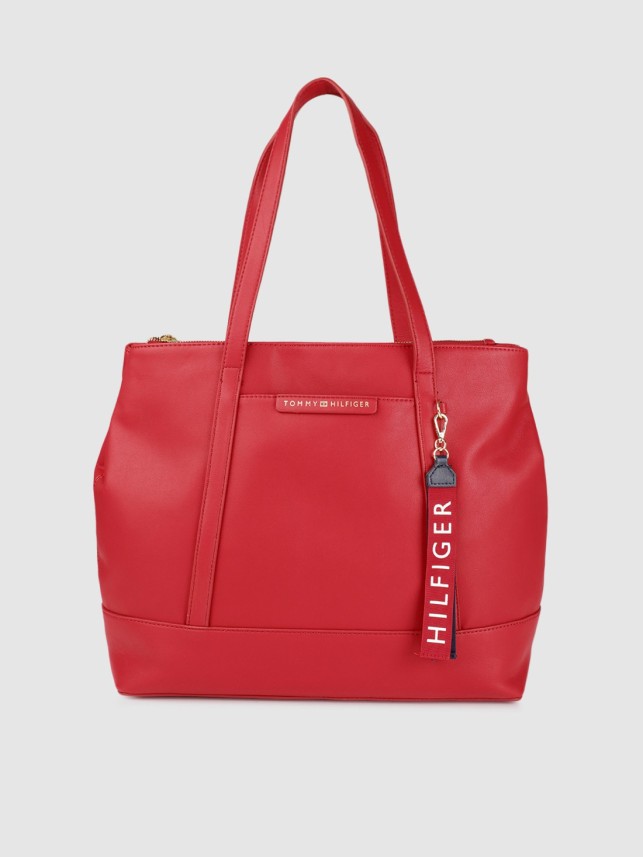 red tommy hilfiger handbag